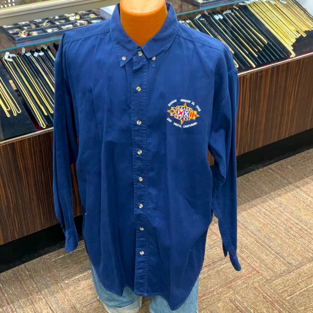 Super Bowl XXXII Button Down Mirage Long Sleeve